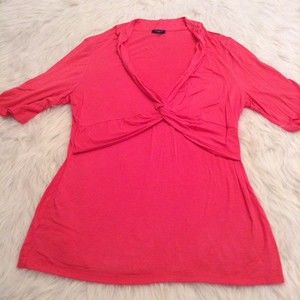 Ann Taylor Womens Top Short Short Sleeve Empire Waist (BL